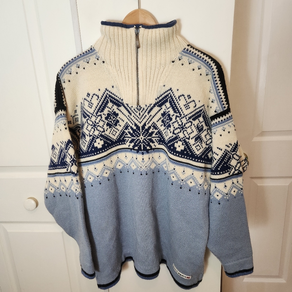 Dale Of Norway Wool 1/4 Zip Sweater